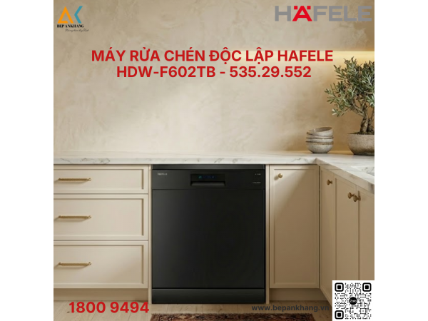 Máy rửa chén bát độc lập HAFELE HDW-F602TB - 535.29.552 - Thương Hiệu Đức 